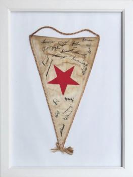 220. KLUBOVÁ VLAJKA SLAVIA PRAHA 220. KLUBOVÁ VLAJKA SLAVIA PRAHA