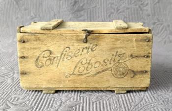 Dřevěná krabička-Chocolat Confiserie Lobositz Dřevěná krabička-Chocolat Confiserie Lobositz